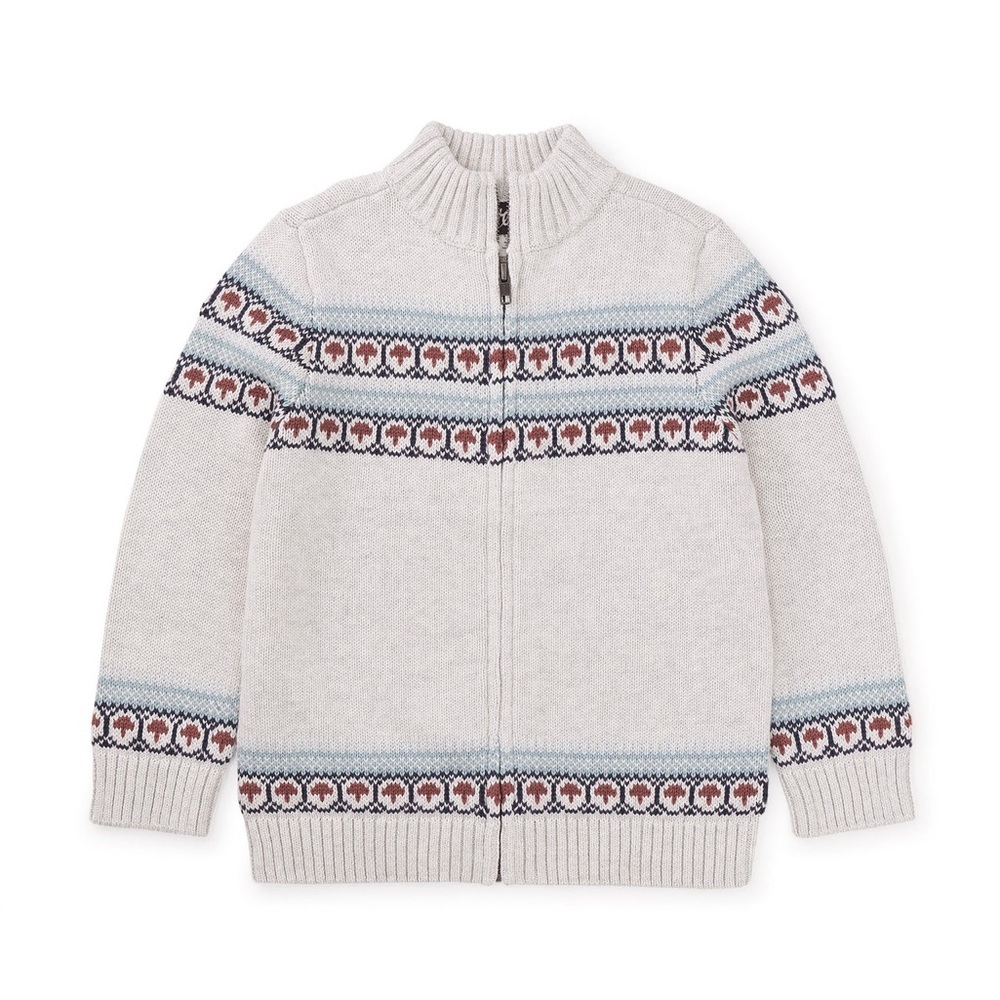 Tea Collection Zip Sweater – Size L 8-10
